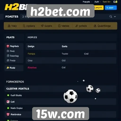 Recursos e funcionalidades do site h2bet