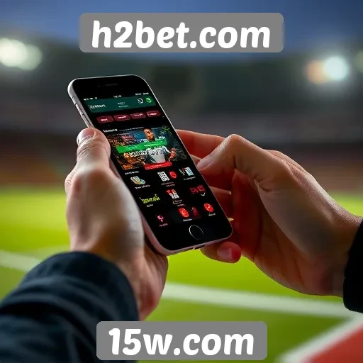 Plataforma h2bet.com é acessível em dispositivos móveis